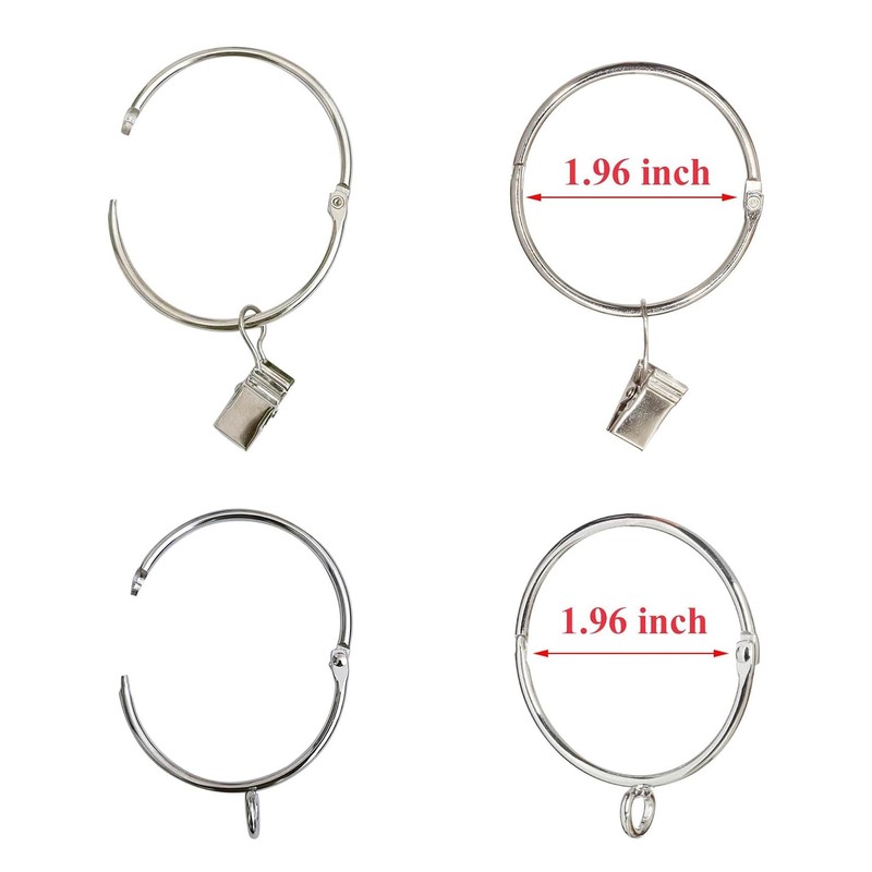 JUYO VONSAN Clear Acrylic Curtain Pull Wand 5 pack Drapery