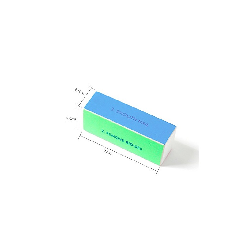 Juego de 5 limas de uñas para esmalte de uñas,