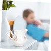 MAGICLULU Elegant Ceramic Milk Pitcher Syrup Container for Coffee for