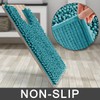 Yimobra Luxury Shaggy Toilet Bath Mat U-Shaped Contour Rugs for