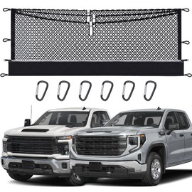 3-Layer Cargo Net for GMC Sierra 1500 / 2500HD / 3500HD, Chevy Silverado