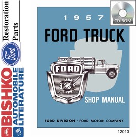 bishko automotive literature - Shop Service Repair Manual CD Engine Drivetrain Electrical OEM for The 1957 Ford Truck