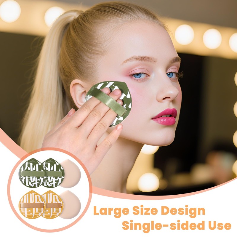BOHUIZ 6 Piece Make Up Sponge Set, Makeup Sponge Powder