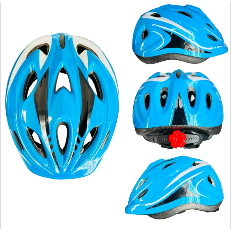 Kit Casco Proteccción Infantil + Patito De Goma Con Luz