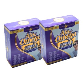 Paq 2 Ajo Y Omega Nutrition Súper B Complex Energy Estrés