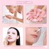4PCS Bio Mascarilla Colageno, Antifaz de Gel para Cara, Mascarilla