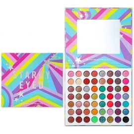 Paleta De Maquillaje Colorida, 56 Colores, Sombras De Ojos Brillantes, Mate Y Altamente Pigmentadas, Cosméticos