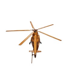 MI17 Mahogany Wood Desktop Helicopter Model