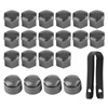 Pack of 20 Universal 17 mm Wheel Bolt Caps Set,
