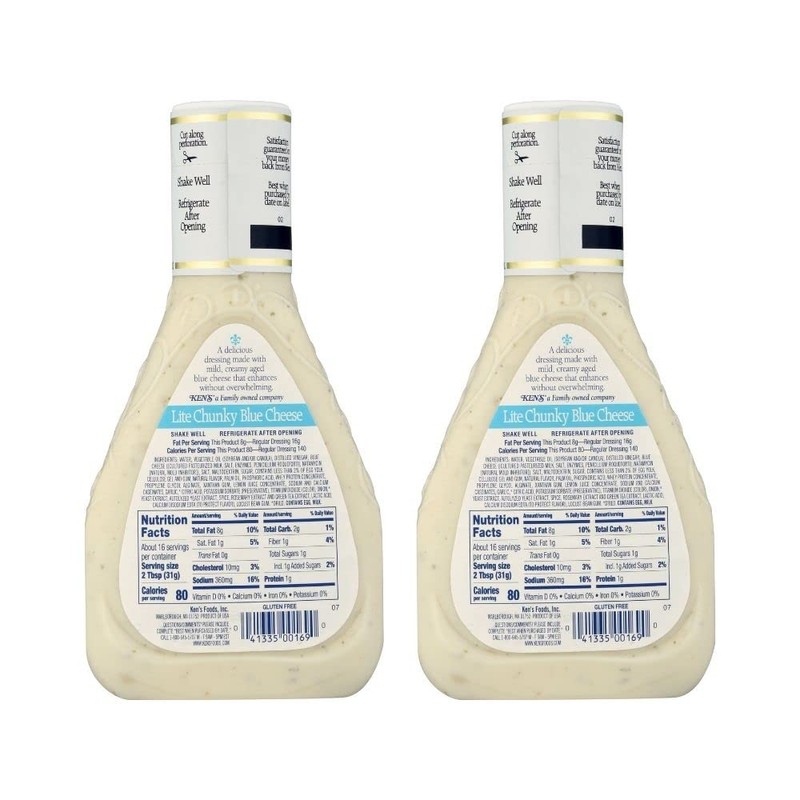 Ken's Steak House Lite Chunky Blue Cheese Dressing (16 Fl