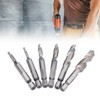 Drill Tap Bit Set Hex Shank Metric Combo HSS Ti