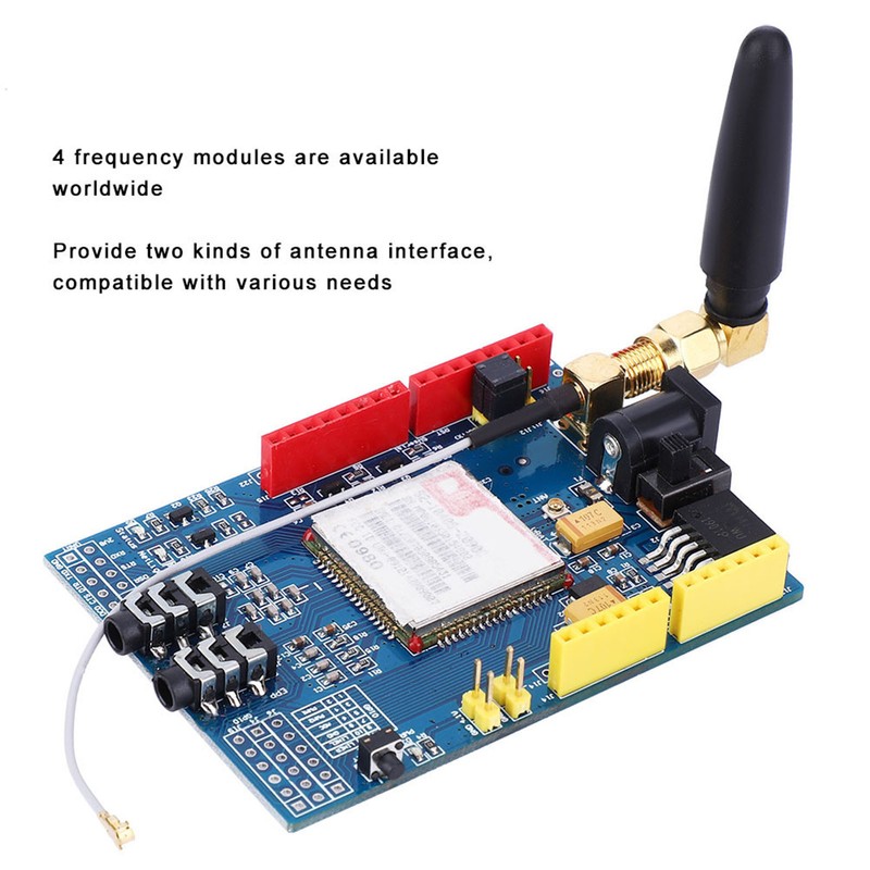 Quad‑Band GPRS/GSM Shield Development Board Module