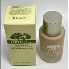 ORIGINS Stay Tuned Balancing Face Makeup Foundation NATURAL 21 1oz 30ml New Box