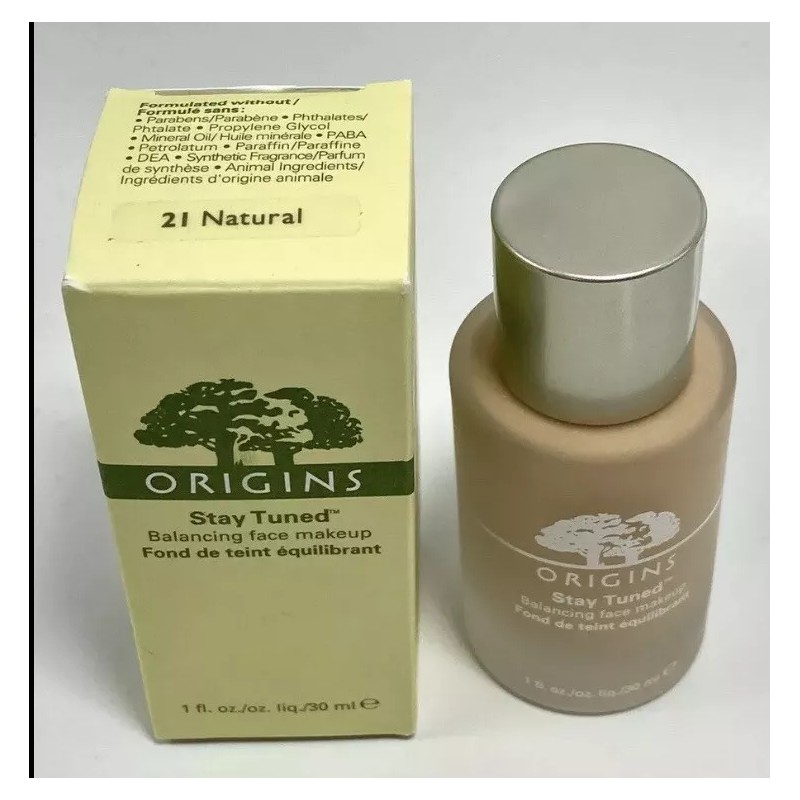 ORIGINS Stay Tuned Balancing Face Makeup Foundation NATURAL 21 1oz