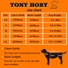 TONY HOBY Female/Male Pet Clothes Dog Stripes 4 Legged Pajamas