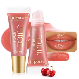 Essence Lip Gloss Lip Oil - Fruit-Flavored Plumping Lip Oil, Long Lasting Lip Glow Balm Lip Care, Transparent Moisturizing No-Sticky Lip Gloss (01#, 10g)