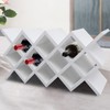Generic Wooden 10-Bottle Wine Rack, Wine Display Rack, Countertop Free-Standing