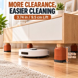 Furniture Risers for Bed & Sofa – 3.74 Inch Lift with Anti-Slip Design for Tables, Cabinets & Home Furniture