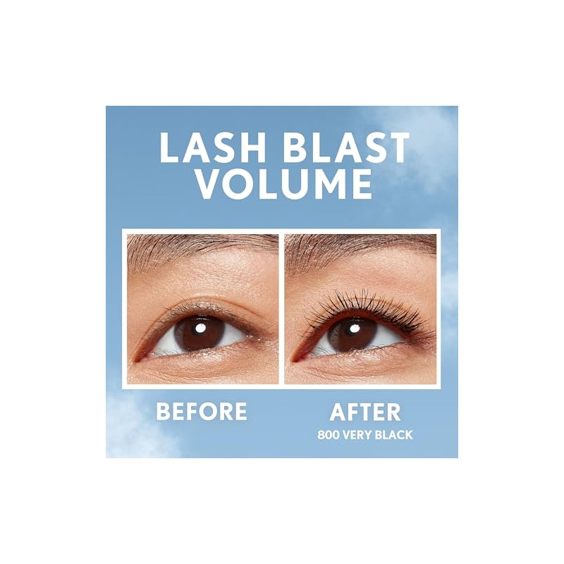 COVERGIRL Máscara De Pestañas Pride Lash Blast Volume, Muy Negra,