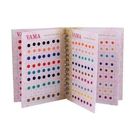 Bindi for Womens Plain Round Small Bindis Book kumkum Sticker Booklet for Girls & Women Pack of 1