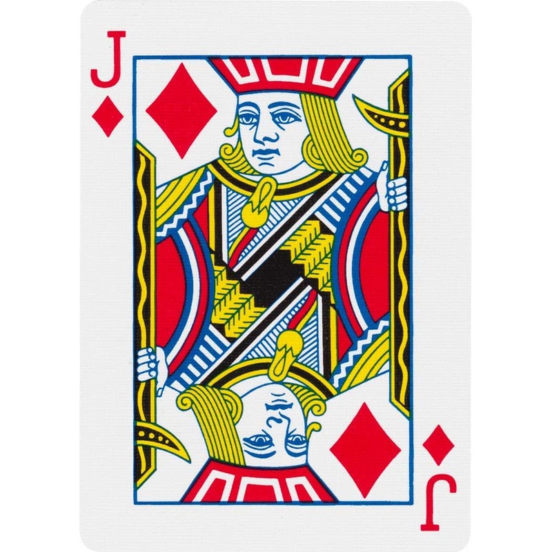 Bicycle Rider Back Gold Deck