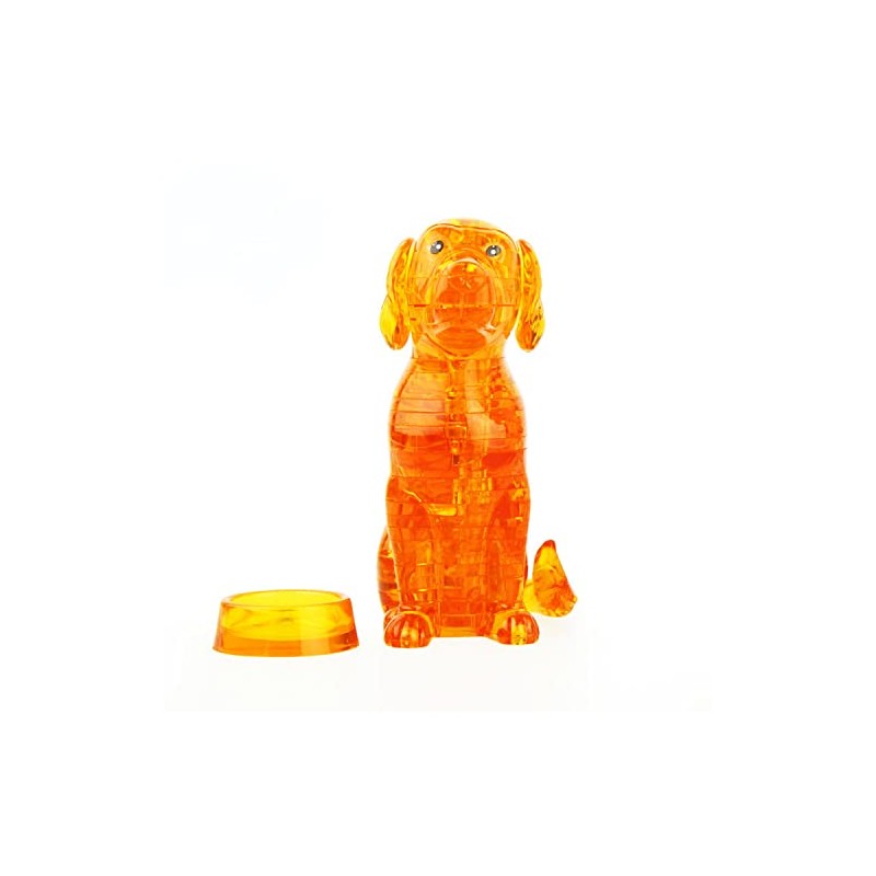 BTYYIHEX 3D Crystal Dog Puzzle, Crystal Puzzle Brainteasers for Puzzlers