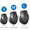 Elecom M-XGM10DBBK Wireless Mouse (Receiver Included), 5 Buttons (With Back/Forward
