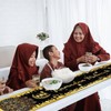 Ramadan Mubarak Table Runner, Ramadan Decorations for Home Table Black