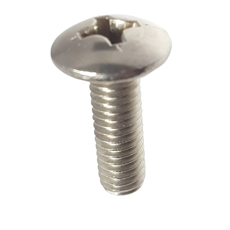 1/4-20 x 3 Truss Head Machine Screws, Full Thread, Phillips