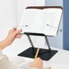 comfoyar Adjustable Book Stand for Reading, Foldable Textbook Reading Stand