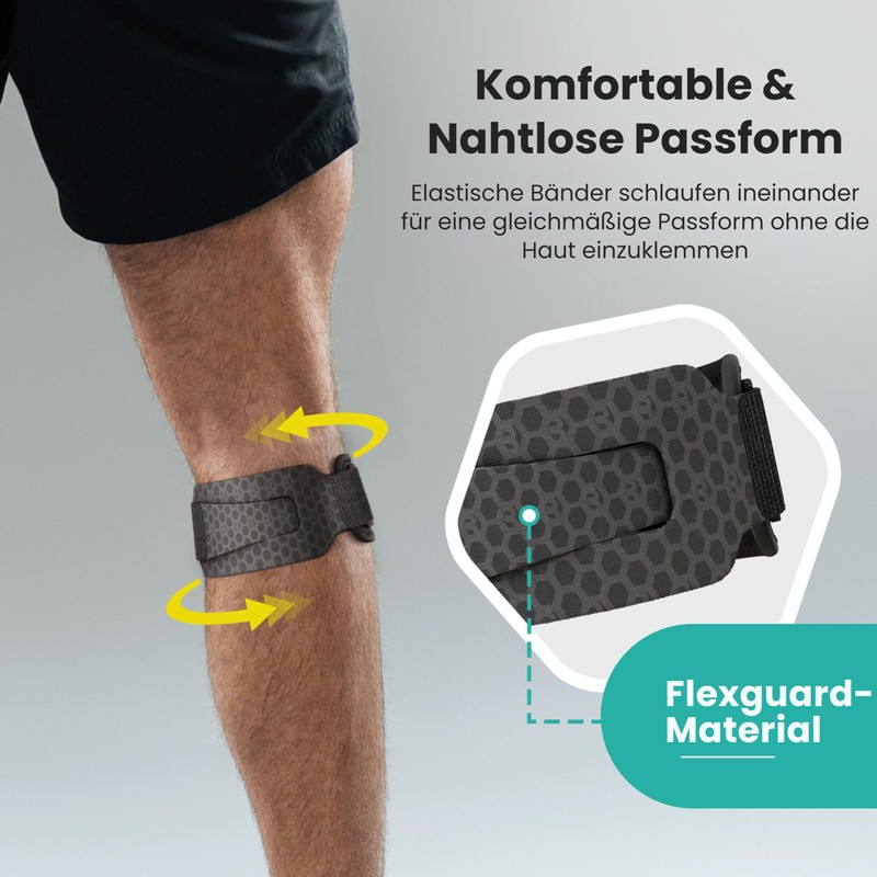 Patella Tendon Bandage with Adjustable Support - Patella Band for