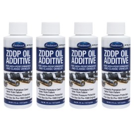 Eastwood ZDDP Oil Additive Premature NonRoller Lifter Deterioration 4 oz 4 Pack
