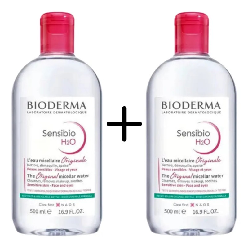 Bioderma Sensibio H2o Agua Micelar 500 Pack