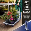 Heavy Duty Foldable Push Cart Dolly | 330 lbs. Capacity