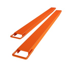 GarveeTech Pallet Fork Extensions, 84" Forklift Extensions 4.5" Width, Heavy Duty Steel Fork Extensions, Forklift Extensions for Forklift Truck, Orange,1 Pair
