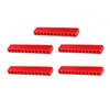 Telituny 12 Hole bit Holder, red 5 Pieces 12 Hole