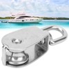 25mm 304 Stainless Steel Heavy Duty Single Wheel Pulley Rigging