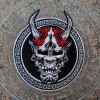 Unbranded Japanese Mask Embroidered Hook/Loop Morale Patch