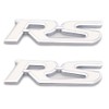 3D RS Emblem Front Grill Badge Decal Sticker Logo for
