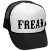 The Goozler Freak - Retro Style Trucker Hat, Black, OSFA