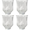 HonoDing Ceiling Lamp Replacement Shade Set of 4, Glass Ceiling