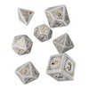 Q-Workshop Bloodsucker Shimmering White & Gold Dice Set - Dice