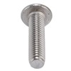 100Pcs Button Head Socket Caps Screws M4 Galvanized Steel for