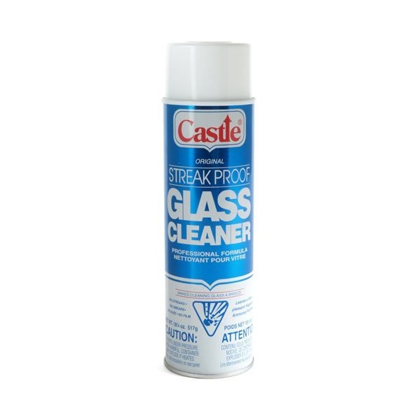 Castle C2003 Streak Proof Glass Cleaner, 2-Pack