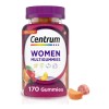 Vitaminas Centrum MULTIGUMMIES Women Gomitas para Mujer, 170 Unidades con Sabor a Frutas