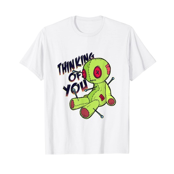 Thinking Of You Funny Voodoo Doll Sassy Attitude Witchcraft T-Shirt