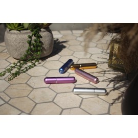 PocketPurrfect Portable Travel Size Mini Refillable Spray Perfume Atomizer Bottle 5 pcs of 5ml/0.2oz