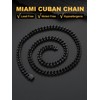 U7 Miami Curb Chain Necklace for Men Women Stainless Steel