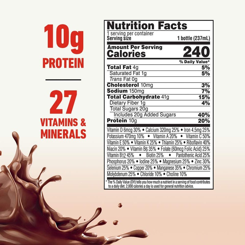 BOOST Original Complete Nutritional Drink, Rich Chocolate, 8 Ounce Bottle