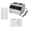 WUSILILU 2 Bottle 0.72Qt Commercial Electric Sauce Bottle Warmer, 400W